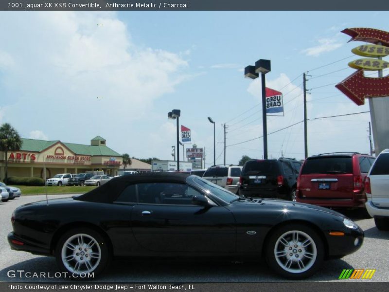 Anthracite Metallic / Charcoal 2001 Jaguar XK XK8 Convertible
