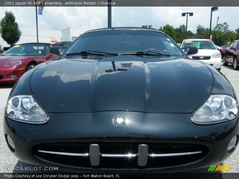 Anthracite Metallic / Charcoal 2001 Jaguar XK XK8 Convertible