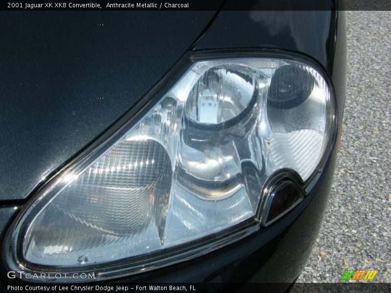 Anthracite Metallic / Charcoal 2001 Jaguar XK XK8 Convertible
