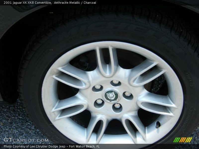 Anthracite Metallic / Charcoal 2001 Jaguar XK XK8 Convertible