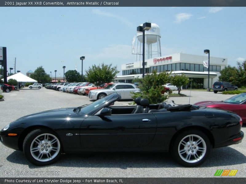 Anthracite Metallic / Charcoal 2001 Jaguar XK XK8 Convertible