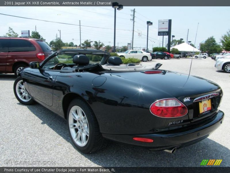 Anthracite Metallic / Charcoal 2001 Jaguar XK XK8 Convertible