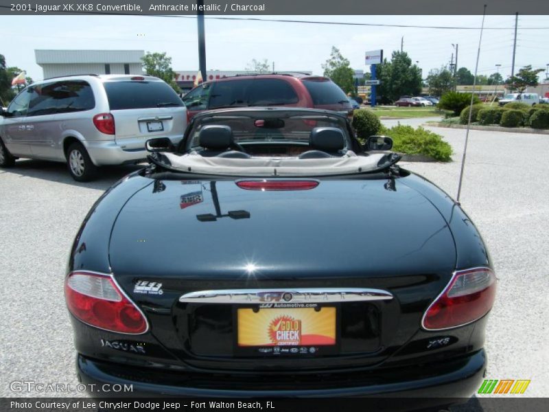 Anthracite Metallic / Charcoal 2001 Jaguar XK XK8 Convertible