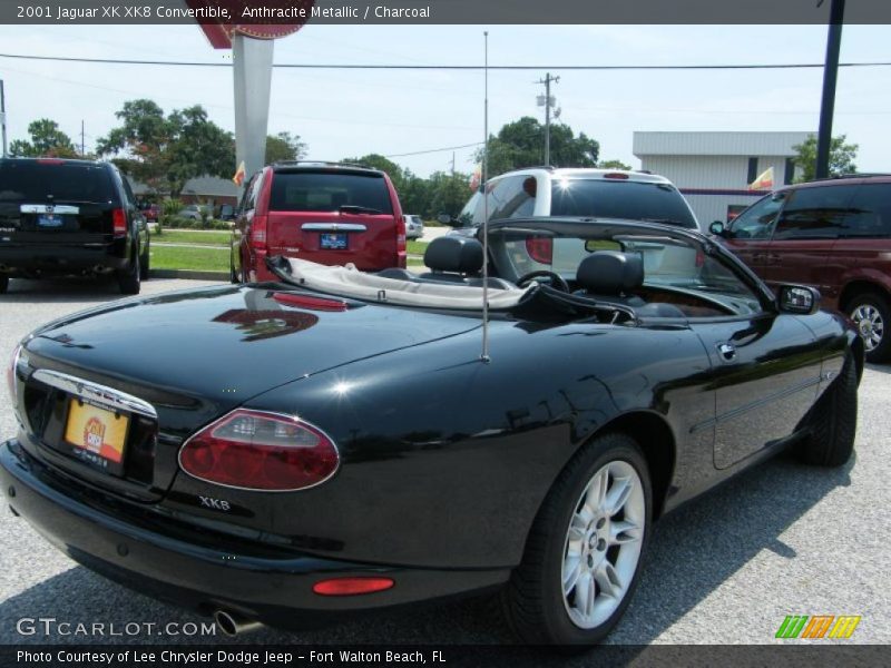 Anthracite Metallic / Charcoal 2001 Jaguar XK XK8 Convertible
