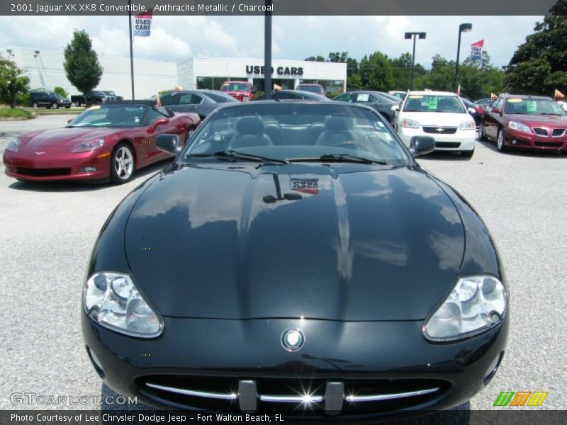 Anthracite Metallic / Charcoal 2001 Jaguar XK XK8 Convertible
