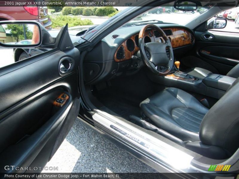 Anthracite Metallic / Charcoal 2001 Jaguar XK XK8 Convertible