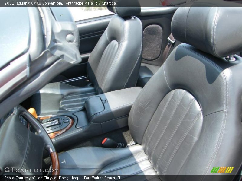 Anthracite Metallic / Charcoal 2001 Jaguar XK XK8 Convertible
