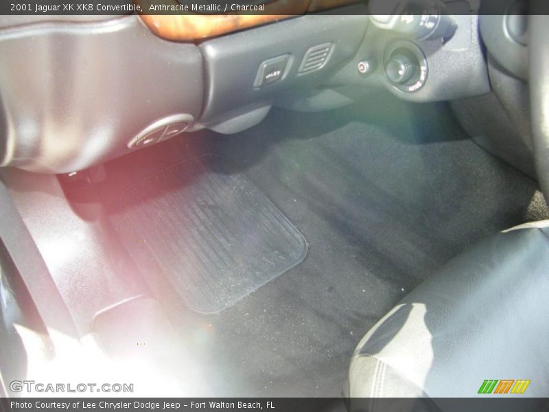 Anthracite Metallic / Charcoal 2001 Jaguar XK XK8 Convertible