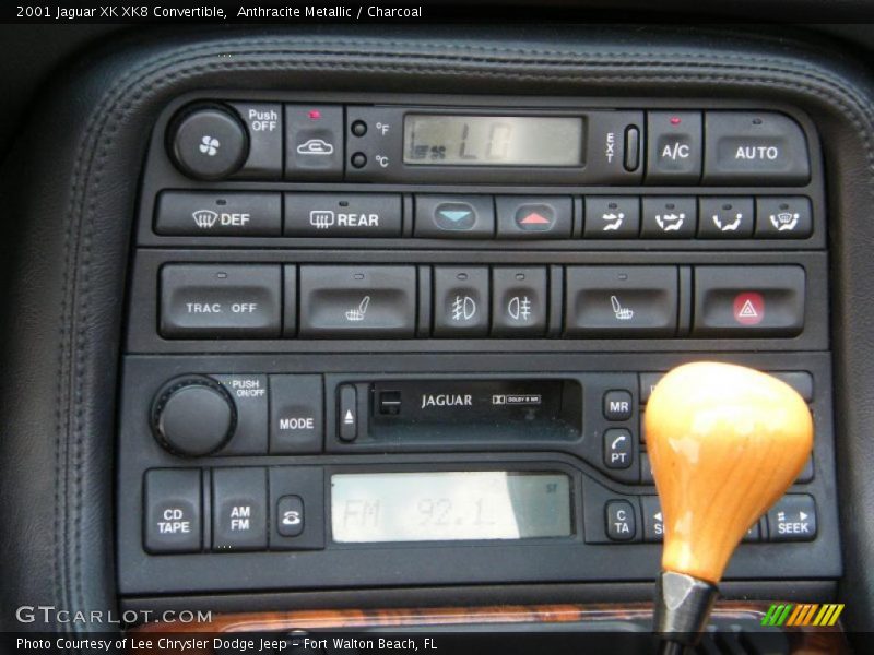 Anthracite Metallic / Charcoal 2001 Jaguar XK XK8 Convertible