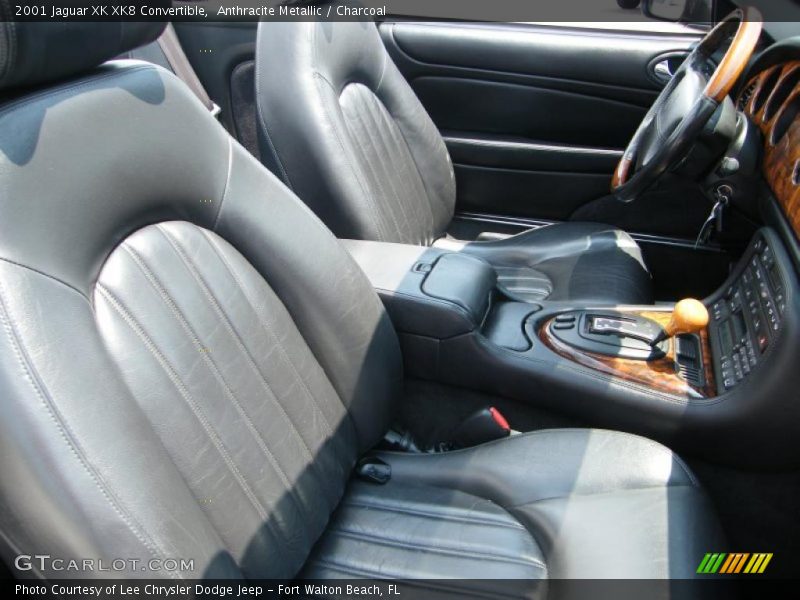 Anthracite Metallic / Charcoal 2001 Jaguar XK XK8 Convertible
