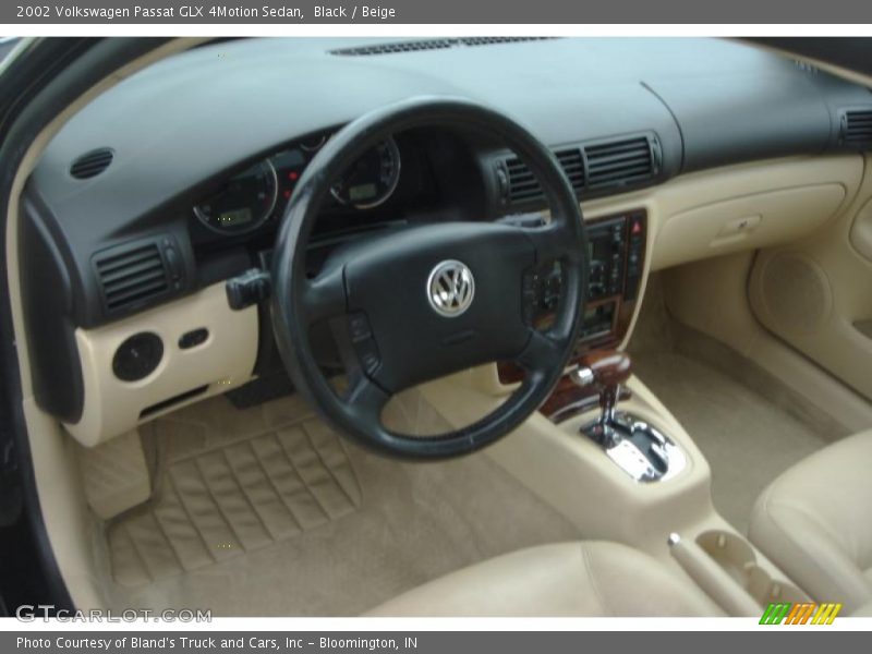 Black / Beige 2002 Volkswagen Passat GLX 4Motion Sedan
