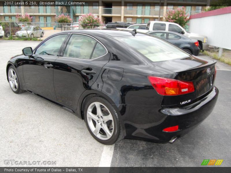 Obsidian Black / Cashmere 2007 Lexus IS 250