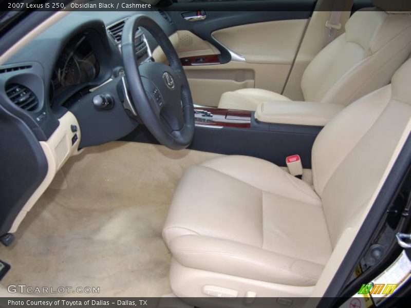 Obsidian Black / Cashmere 2007 Lexus IS 250