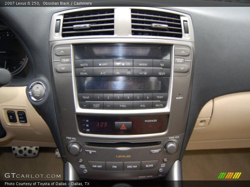 Obsidian Black / Cashmere 2007 Lexus IS 250