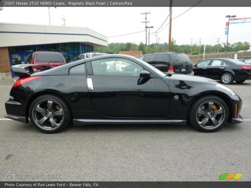Magnetic Black Pearl / Carbon/Red 2007 Nissan 350Z NISMO Coupe