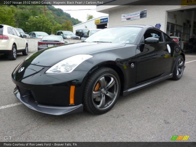 Magnetic Black Pearl / Carbon/Red 2007 Nissan 350Z NISMO Coupe