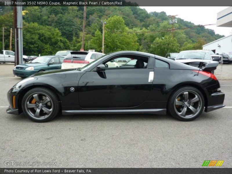 Magnetic Black Pearl / Carbon/Red 2007 Nissan 350Z NISMO Coupe