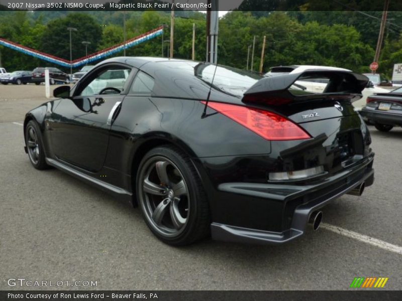 Magnetic Black Pearl / Carbon/Red 2007 Nissan 350Z NISMO Coupe