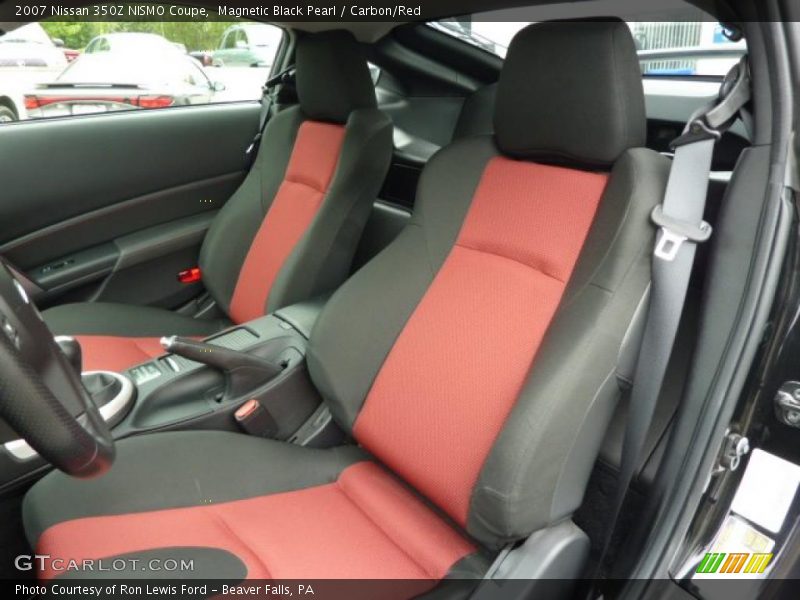 Magnetic Black Pearl / Carbon/Red 2007 Nissan 350Z NISMO Coupe