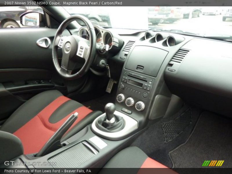 Magnetic Black Pearl / Carbon/Red 2007 Nissan 350Z NISMO Coupe