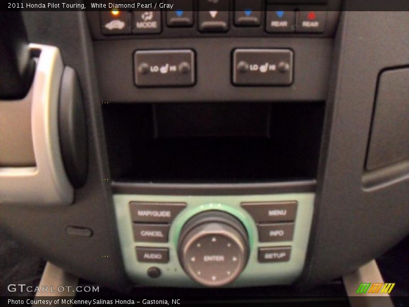 White Diamond Pearl / Gray 2011 Honda Pilot Touring