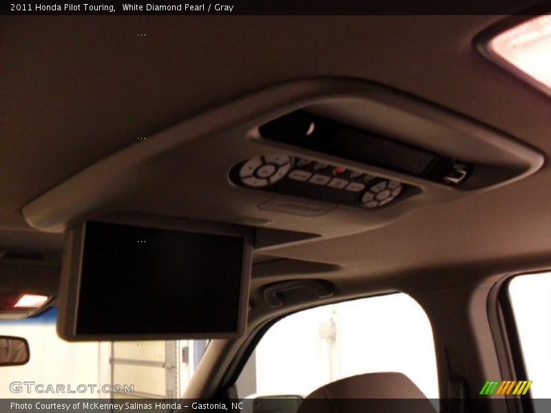 White Diamond Pearl / Gray 2011 Honda Pilot Touring