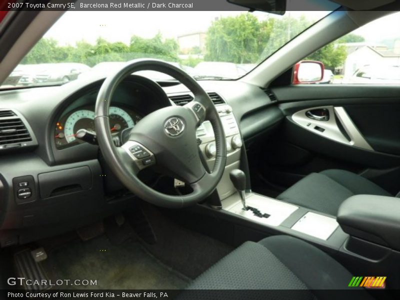 Barcelona Red Metallic / Dark Charcoal 2007 Toyota Camry SE