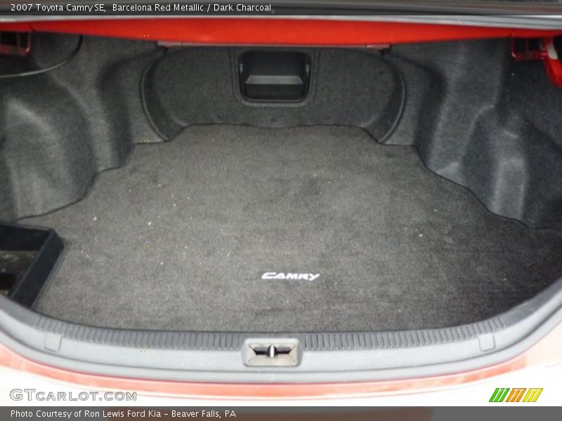 Barcelona Red Metallic / Dark Charcoal 2007 Toyota Camry SE