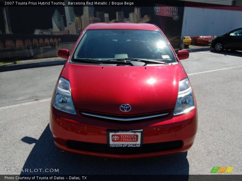 Barcelona Red Metallic / Bisque Beige 2007 Toyota Prius Hybrid Touring