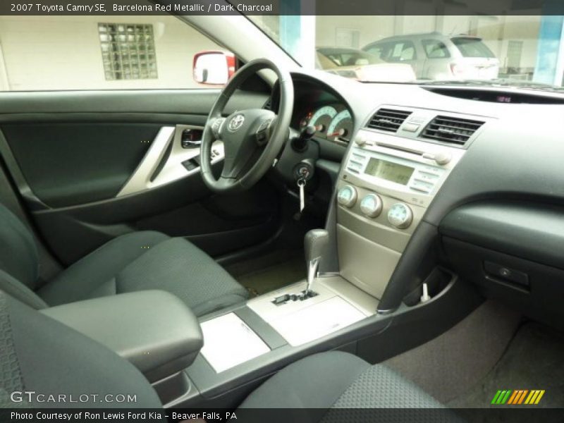 Barcelona Red Metallic / Dark Charcoal 2007 Toyota Camry SE
