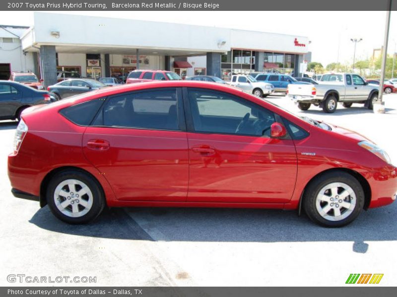 Barcelona Red Metallic / Bisque Beige 2007 Toyota Prius Hybrid Touring