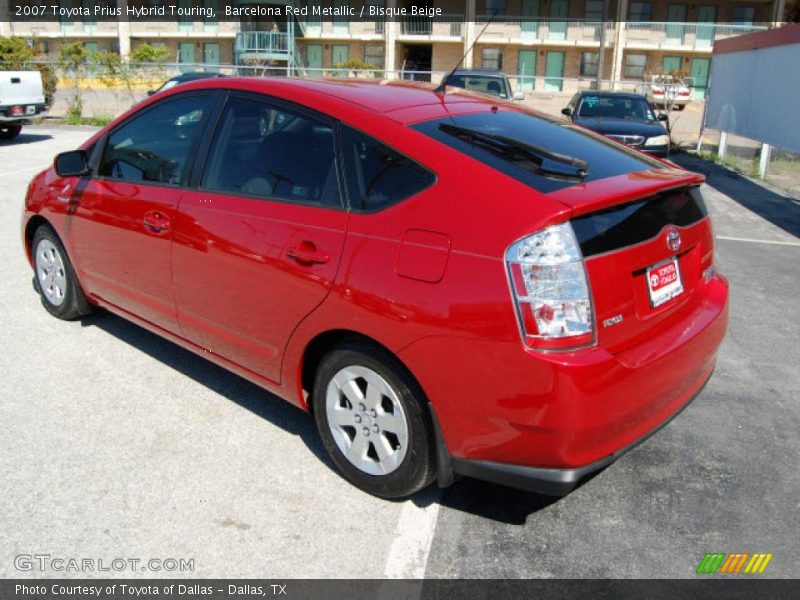 Barcelona Red Metallic / Bisque Beige 2007 Toyota Prius Hybrid Touring