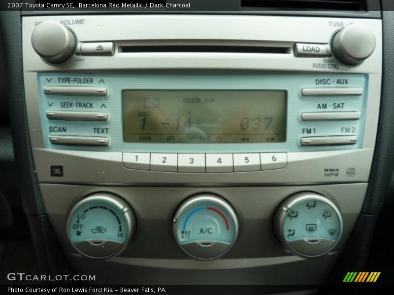 Barcelona Red Metallic / Dark Charcoal 2007 Toyota Camry SE