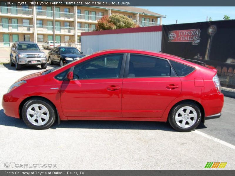 Barcelona Red Metallic / Bisque Beige 2007 Toyota Prius Hybrid Touring