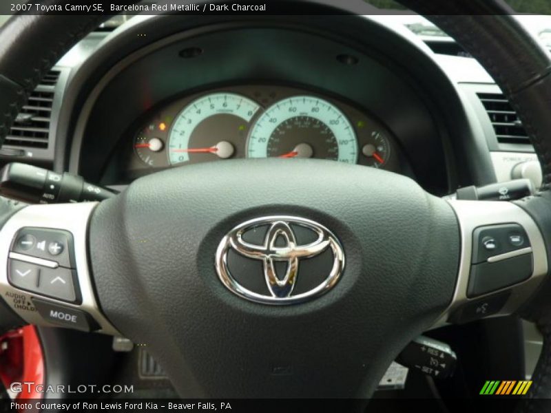 Barcelona Red Metallic / Dark Charcoal 2007 Toyota Camry SE