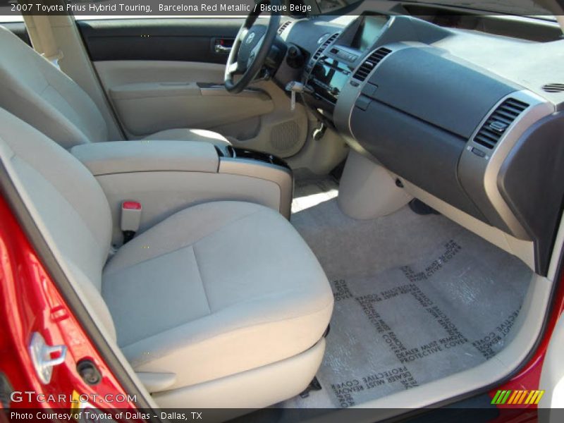 Barcelona Red Metallic / Bisque Beige 2007 Toyota Prius Hybrid Touring