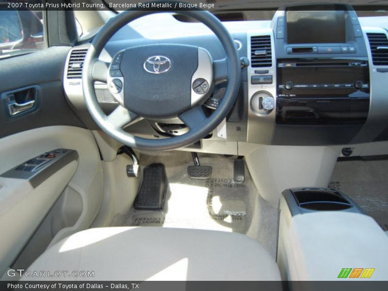 Barcelona Red Metallic / Bisque Beige 2007 Toyota Prius Hybrid Touring