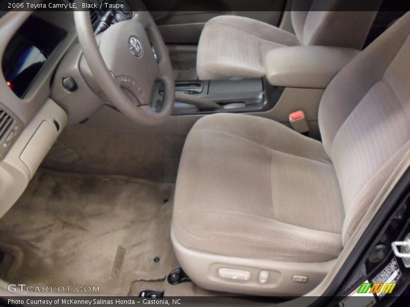 Black / Taupe 2006 Toyota Camry LE