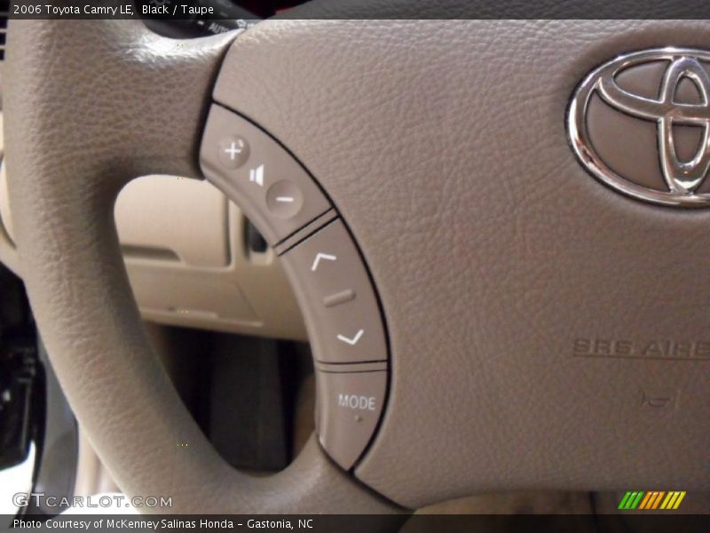 Black / Taupe 2006 Toyota Camry LE