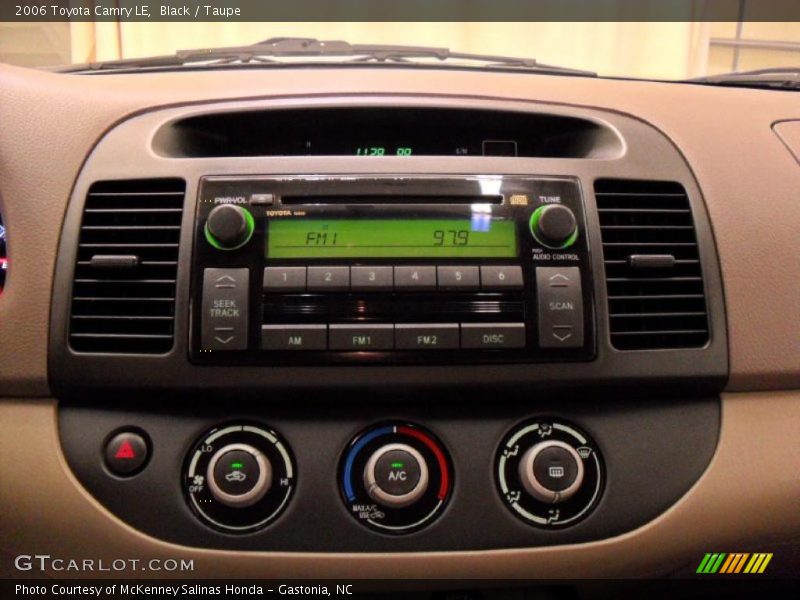 Black / Taupe 2006 Toyota Camry LE
