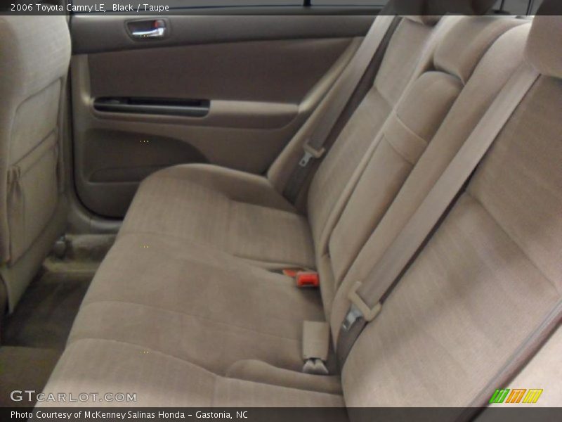 Black / Taupe 2006 Toyota Camry LE