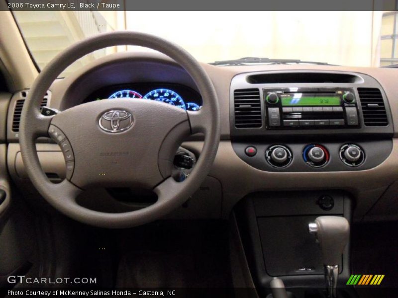 Black / Taupe 2006 Toyota Camry LE