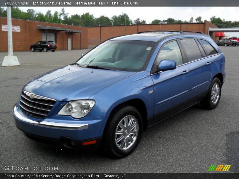 Marine Blue Pearl / Pastel Slate Gray 2007 Chrysler Pacifica Signature Series