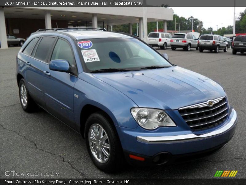Marine Blue Pearl / Pastel Slate Gray 2007 Chrysler Pacifica Signature Series