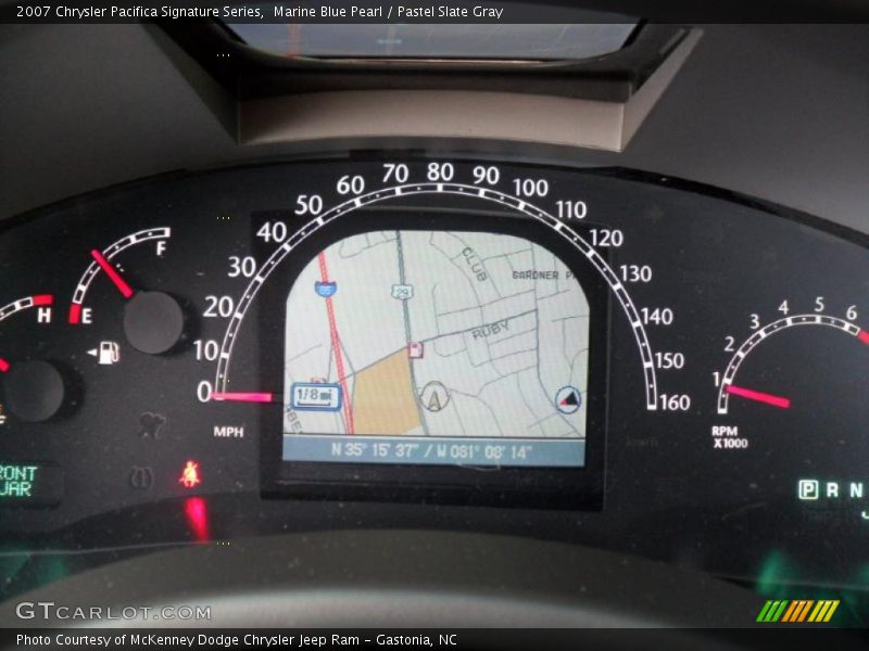 Marine Blue Pearl / Pastel Slate Gray 2007 Chrysler Pacifica Signature Series