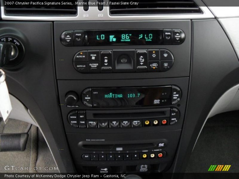 Marine Blue Pearl / Pastel Slate Gray 2007 Chrysler Pacifica Signature Series