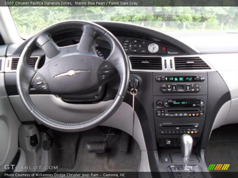 Marine Blue Pearl / Pastel Slate Gray 2007 Chrysler Pacifica Signature Series