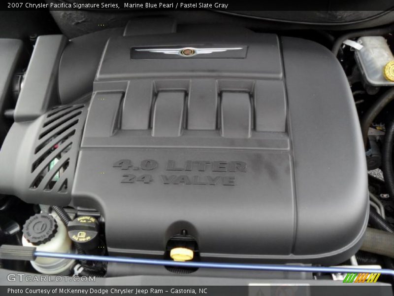 Marine Blue Pearl / Pastel Slate Gray 2007 Chrysler Pacifica Signature Series