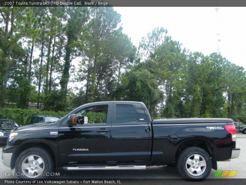 Black / Beige 2007 Toyota Tundra SR5 TRD Double Cab