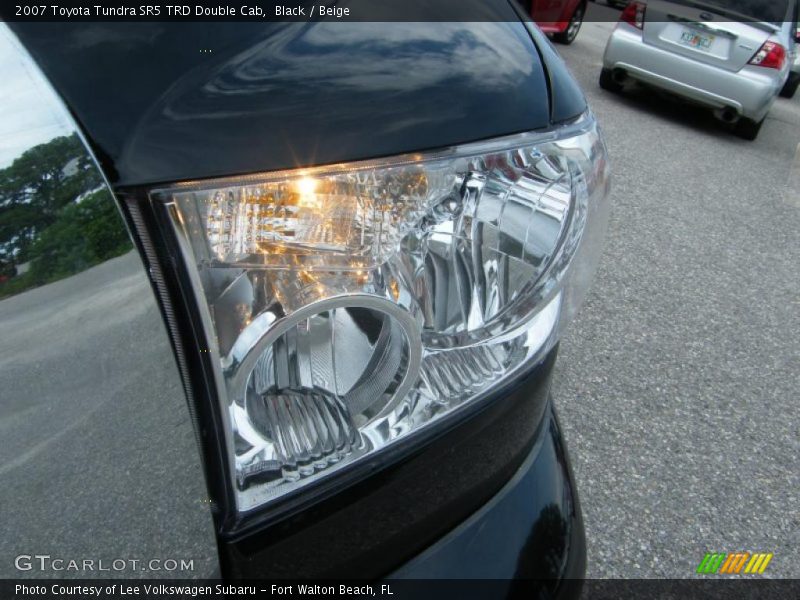 Black / Beige 2007 Toyota Tundra SR5 TRD Double Cab